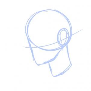 bokovoy vid muzhskoy anime Face Drawing Tutorial0605